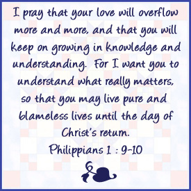 Philippians 1:9-10